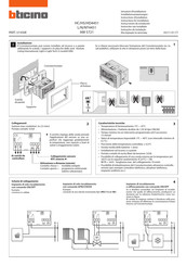 Bticino HD4451 Instructions D'installation