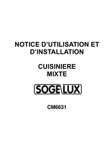 SOGELUX CMS651 Notice D'utilisation Et D'installation