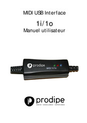 Prodipe 1i Manuel Utilisateur