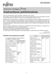 Fujitsu fi-5950 Instructions Préliminaires