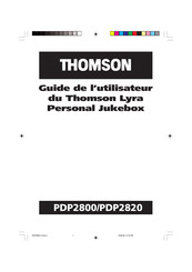 THOMSON PDP2820 Guide De L'utilisateur