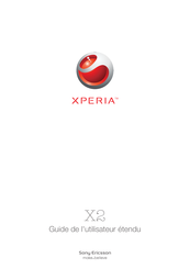 Sony Ericsson XPERIA X2 Guide De L'utilisateur Etendu