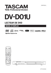 Tascam DV- D01U Mode D'emploi