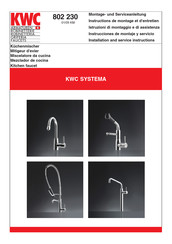 KWC SYSTEMA 24.501.144.000 Instructions De Montage Et D'entretien