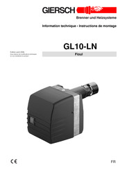 GIERSCH GL10-LN Instructions De Montage