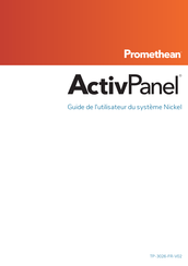 promethean ActivPanel AP7-U75 Guide De L'utilisateur