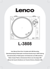 LENCO L-3808 Mode D'emploi