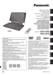 Panasonic DVD-LS70 Mode D'emploi