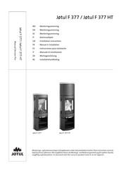 Jøtul F 377 Instructions D'utilisation