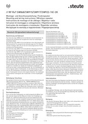 steute RF RxT SW917-1K Instructions De Montage