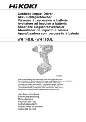 HIKOKI WH 18DJL Mode D'emploi