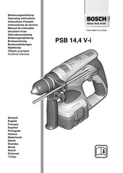 Bosch PSB 14,4 V-i Mode D'emploi