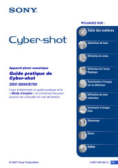 Sony Cyber-shot DSC-S700 Guide Pratique
