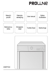 Proline CDEP70-E Notice D'utilisation
