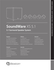 Boston Acoustics SoundWare XS 5.1 Guide De L'utilisateur