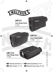 Walther 2.1301 Mode D'emploi