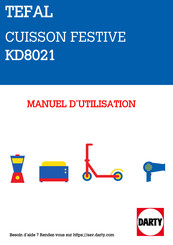 TEFAL KD8021 Manuel D'utilisation