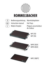 Rommelsbacher WPR 305/E Mode D'emploi