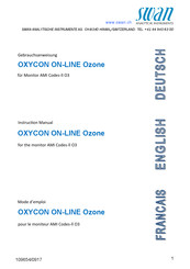 Swan OXYCON ON-LINE Ozone Mode D'emploi