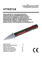 Velleman VTTEST18 Mode D'emploi