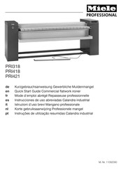 Miele professional PRI421 Mode D'emploi