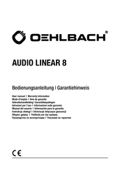 Oehlbach AUDIO LINEAR 8 Mode D'emploi