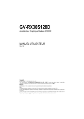 Gigabyte GV-RX30S128D Manuel Utilisateur