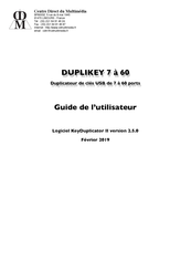 CDM DUPLIKEY 7 Guide De L'utilisateur