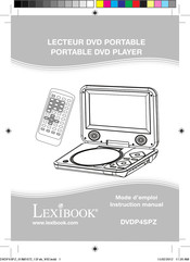 LEXIBOOK DVDP4SPZ Mode D'emploi