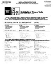 E.L. Mustee DURAWALL 732 Instructions D'installation
