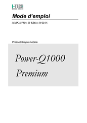 I-Tech Power-Q1000 Premium Mode D'emploi