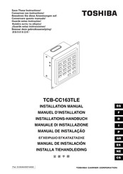 Toshiba Carrier TCB-CC163TLE Manuel D'installation