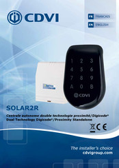 CDVI SOLAR2R Mode D'emploi