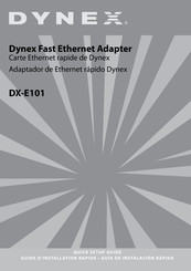 Dynex DX-E101 Guide D'installation Rapide