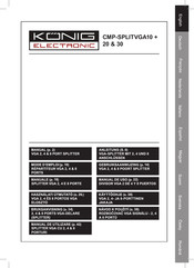 König Electronic CMP-SPLITVGA10 Mode D'emploi