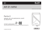 ELCA AR E1-MINI Manuel De L'utilisateur