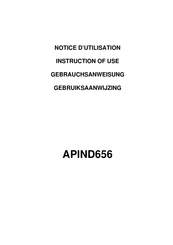 Mobalpa APIND656 Notice D'utilisation