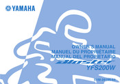 Yamaha Blaster YFS200W 2006 Manuel Du Propriétaire