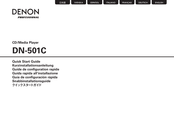 Denon Professional DN-501C Guide De Configuration Rapide