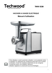 TECHWOOD THV-538 Manuel D'utilisation