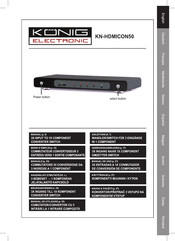 König Electronic KN-HDMICON50 Mode D'emploi