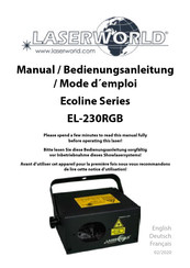 Laserworld EL-230RGB Mode D'emploi