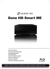 Dune HD Smart ME Guide De Démarrage Rapide