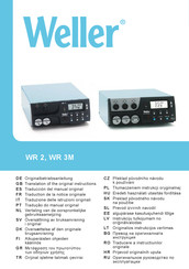 Weller WR 2: WR 3M Traduction De La Notice Originale