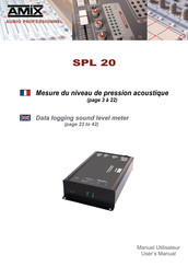 AMIX SPL 20 Manuel Utilisateur