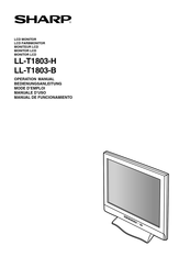 Sharp LL-T1803-H Mode D'emploi