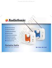 AudioSonic RD-1546 Mode D'emploi