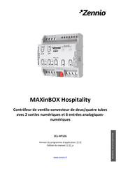 Zennio MAXinBOX Hospitality Manuel D'utilisation