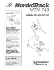 NordicTrack NTCCM58020 Manuel De L'utilisateur