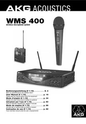 AKG Acoustics WMS 400 Mode D'emploi